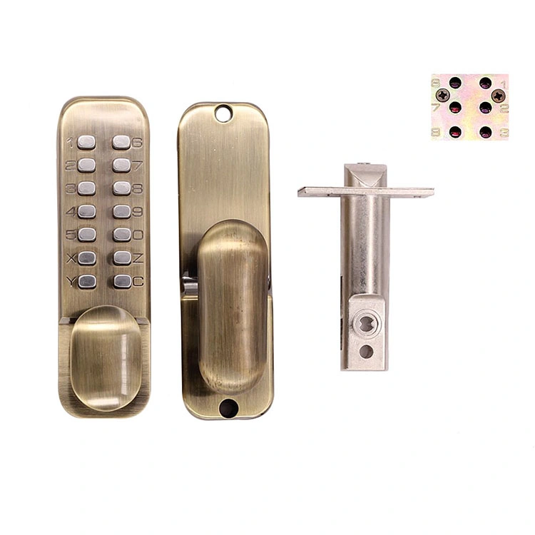 Handle Hardware Zinc Alloy Mechanical Security Door Digital Code Lock